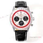 BLS Factory Super Clone Breitling Navitimer 70th Anniversary Watch 43mm Red White Dial